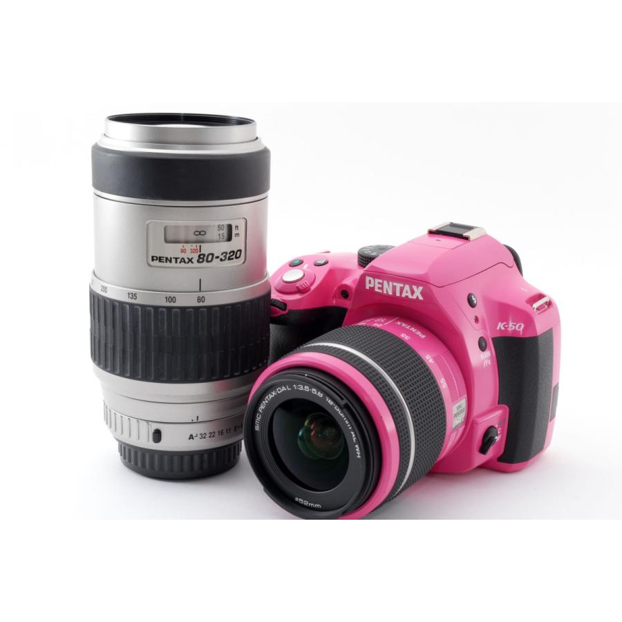 ⭐︎エネループ＆SD付き⭐︎ PENTAX ペンタックス K-50 ペンタックス PENTAX K-50 超望遠ダブルズームセット 美品 SDカード