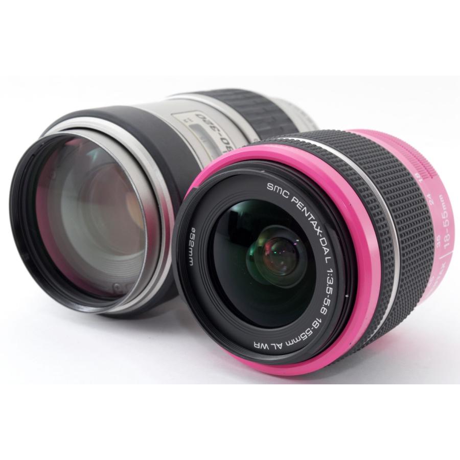 ◆美品　PENTAX K-50　ズームレンズ SMC 18-55mm　BAG ペンタックス PENTAX K-50 ダブルズームセット 美品 SDカード