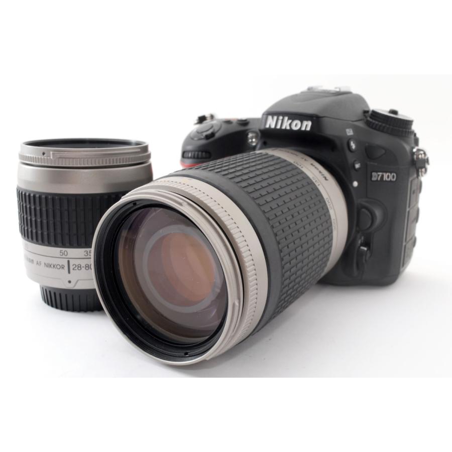 ニコン Nikon D7100 標準&超望遠ダブルズームセット 美品 SDカードストラップ付き :832:カメラFanks-PROShop