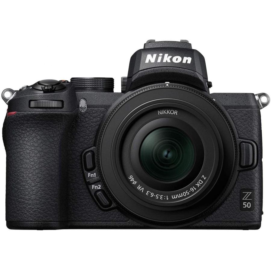 Nikon ミラーレス一眼カメラ Z50 レンズキット NIKKOR Z DX 16-50mm f/3.5-6.3 VR付属 Z50LK16-50 ブラック   SDカード付き｜camera-fanksproshop