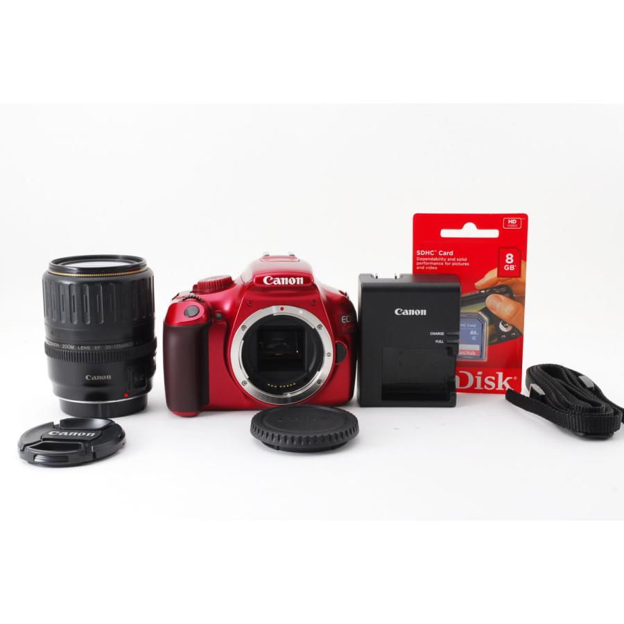 超歓迎】【超歓迎】キヤノン Canon EOS Kiss X50 レッド 高倍率ズーム