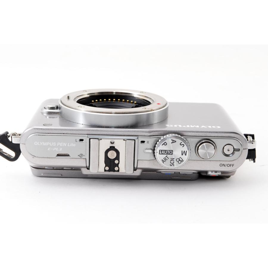 オリンパス（OLYMPUS） OLYMPUS Pen E-PL3 フラッシュ シルバー 美品
