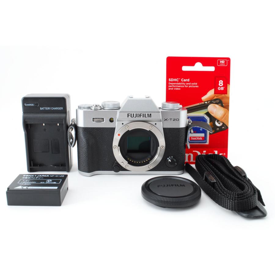 FUJIFILM フジフィルム Fujifilm X-T20 ボディ シルバー 美品 FUJIFILM フジフィルム Fujifilm X-T20 ボディ シルバー 美品