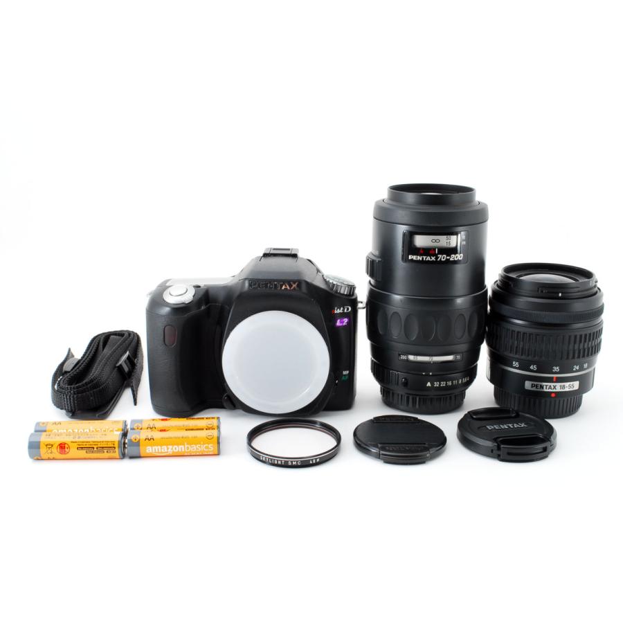 ペンタックス Pentax ist DL2 ブラック ダブルズームセット 美品 ペンタックス Pentax ist DL2 ブラック ダブルズームセット 美品