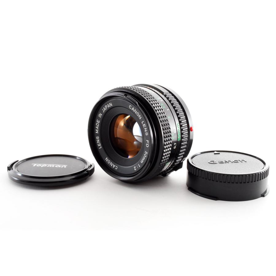 Canon NEW FD 50mm F2 NFD 前後キャップ付き