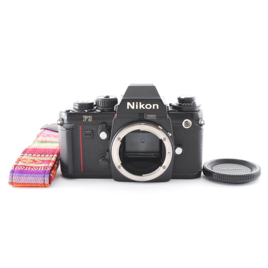 ニコン Nikon F3 ボディ 一眼レフフィルムカメラ ブラック 美品 ボディキャップ ストラップ付き｜camera-fanksproshop｜02