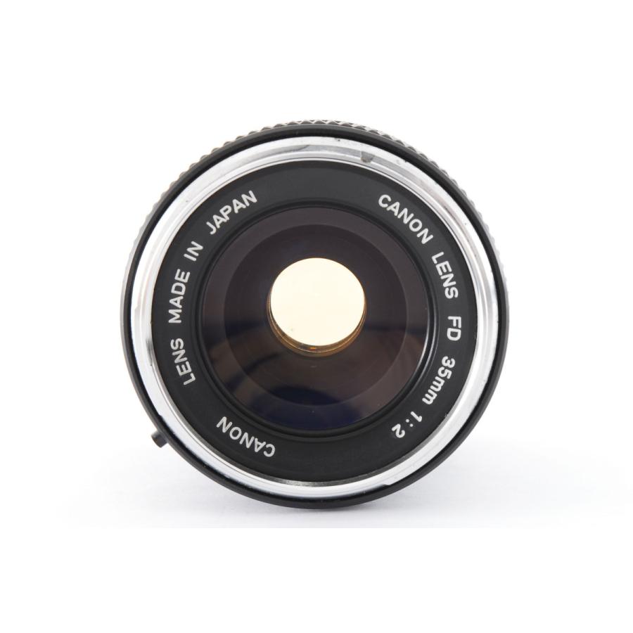 Canon NEW FD 35mm F2 純正前後キャップ付 キャノン