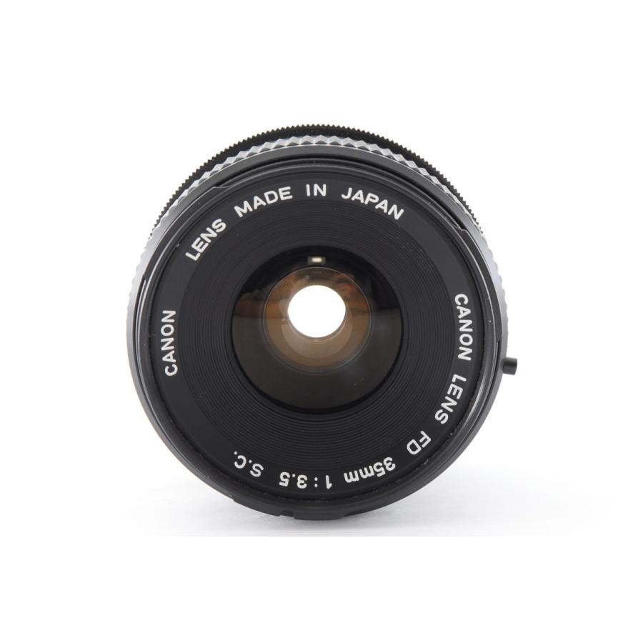 CONTAX キヤノン Canon FD 35mm F3.5 S.C. 美品 FDマウント