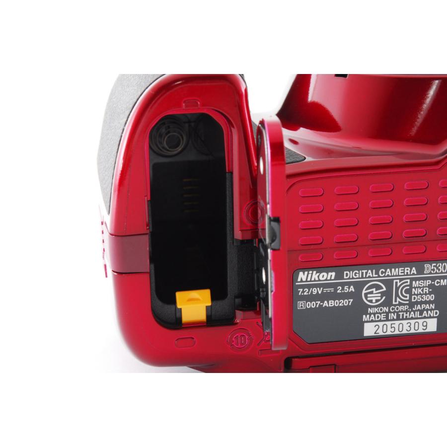 ニコン（Nikon） Nikon D5300 レッド レンズセット 美品 自分撮り