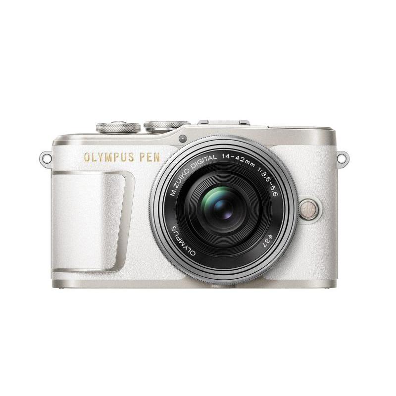 中古】OLYMPUS ミラーレス一眼 PEN E-PL9 レンズキット ホワイト