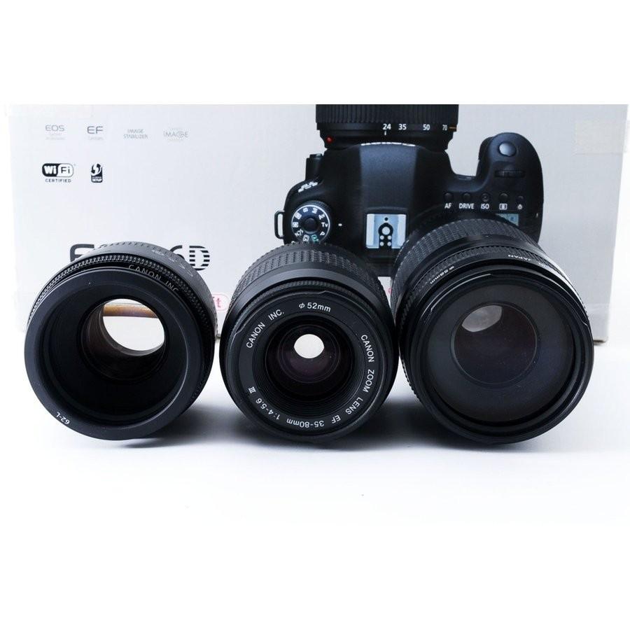 キヤノン Canon EOS 6D 標準&超望遠&単焦点トリプルレンズスペシャルセット SDカード付き :p2b1awein5:カメラ