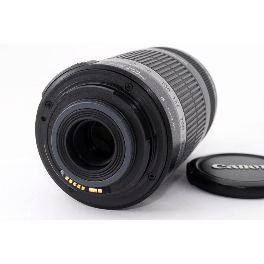 Canon EFS55-250mm ズームレンズ 美品 キヤノン 望遠レンズ 未使用品 保証 CANON EF-S 55-250mm F4-5.6