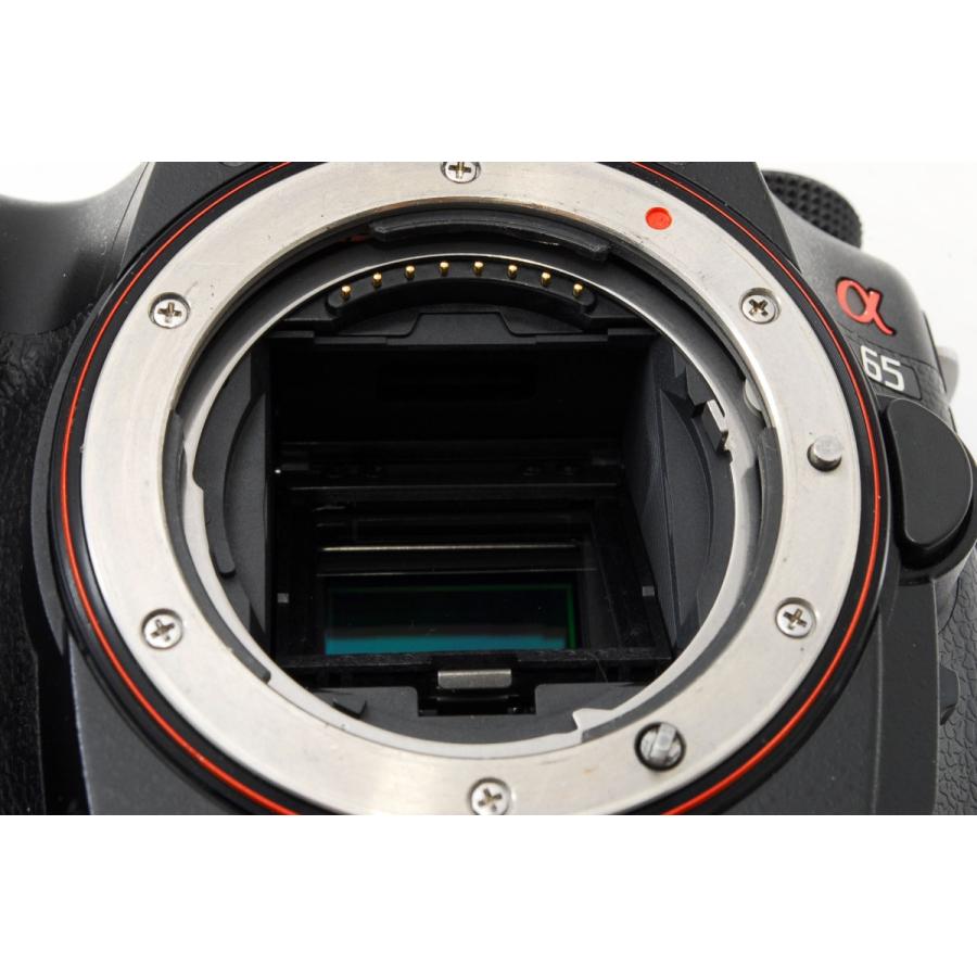 SONY ソニー α65 SLT-A65V 標準&超望遠ダブルズームセット 美品