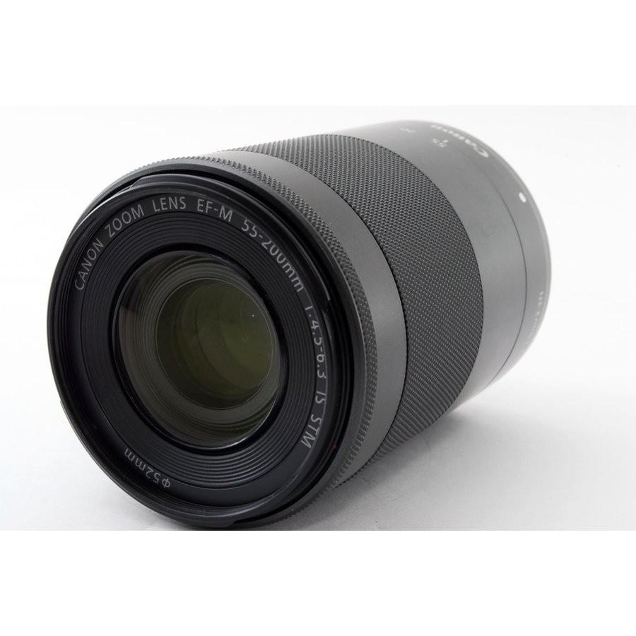キヤノン Canon EF-M 55-200mm F4.5-6.3 IS STM 美品 望遠ズームレンズ 
