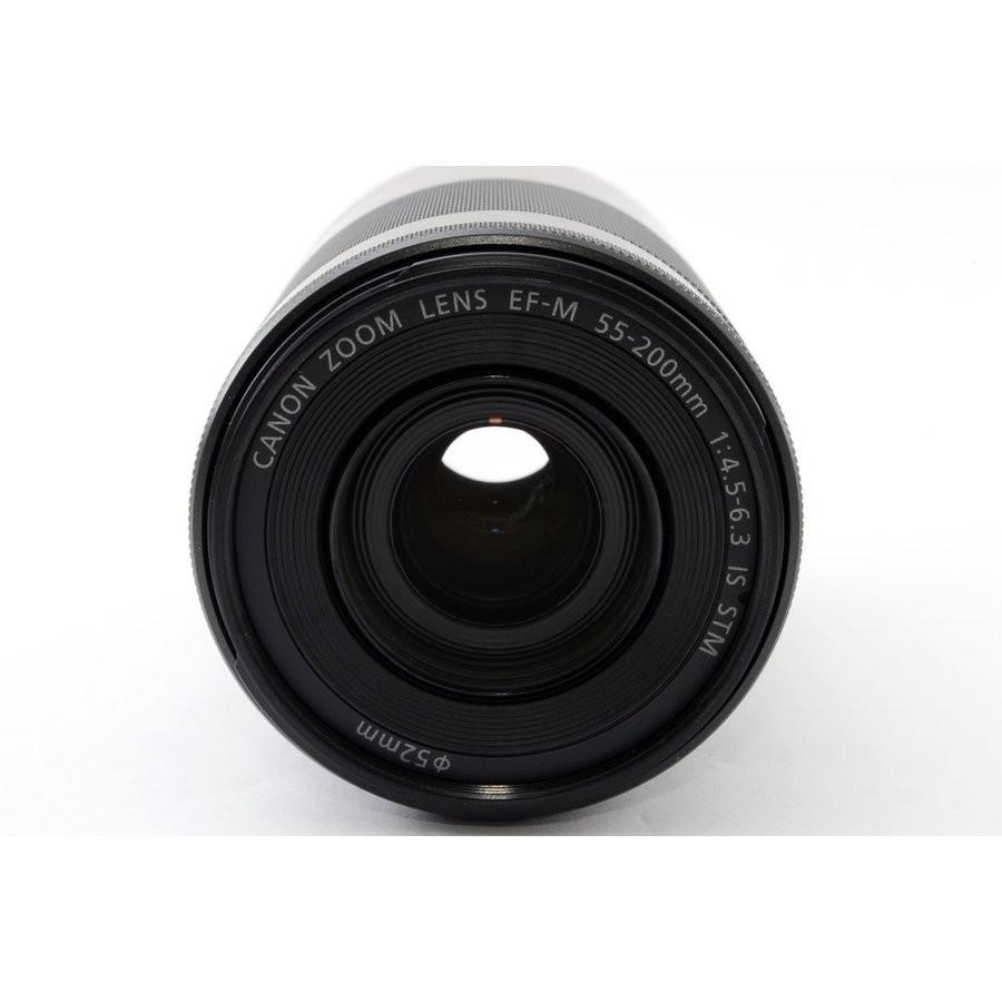キヤノン Canon EF-M 55-200mm F4.5-6.3 IS STM 美品 望遠ズームレンズ 