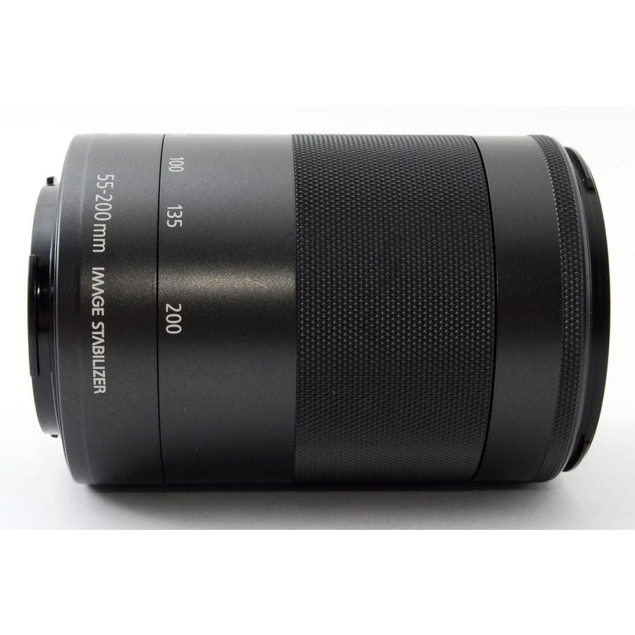 キヤノン Canon EF-M 55-200mm F4.5-6.3 IS STM 美品 望遠ズームレンズ 