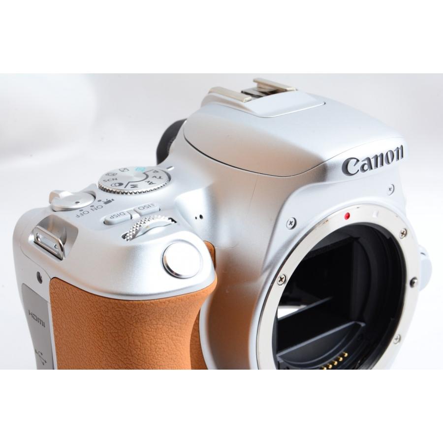 キヤノン Canon EOS Kiss X9 レンズセット 希少品 シルバー 美品  SDカード付き <プレゼント包装承ります>｜camera-fanksproshop｜02