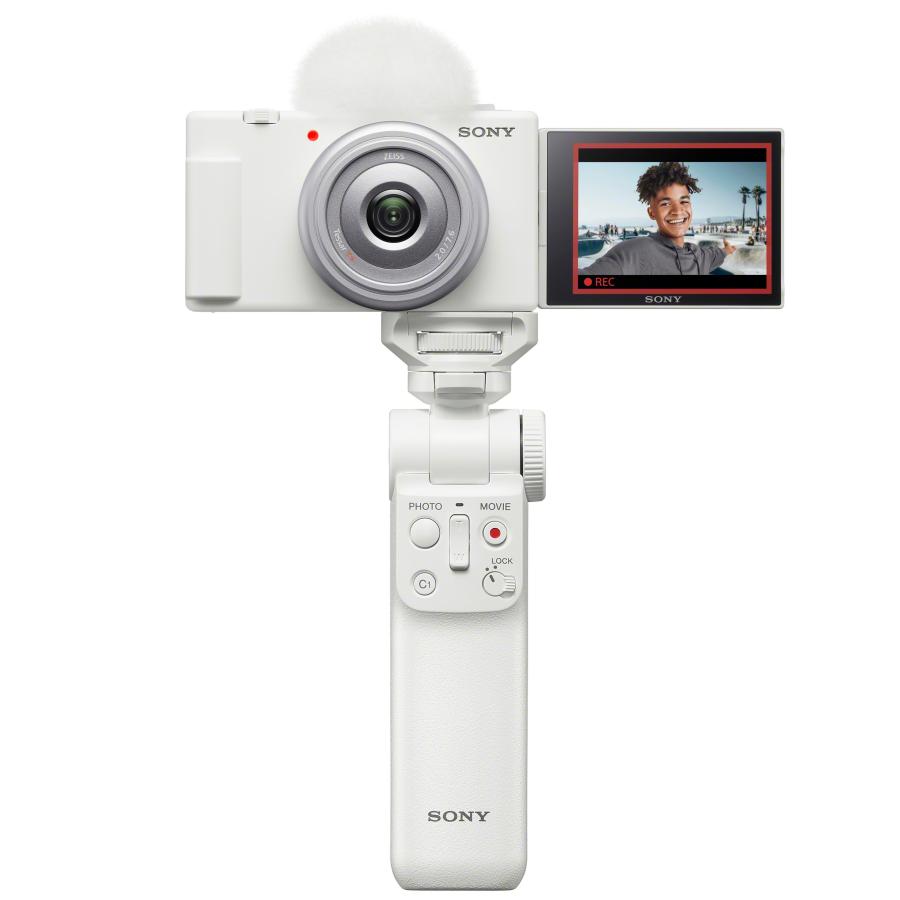 [新品]【グリップセット】SONY ソニー VLOGCAM ZV-1F ホワイト(GP-VPT2BT付)（キャンペーン対象商品） :  4548736147058-01 : カメラの大林Yahoo!店 - 通販 - Yahoo!ショッピング