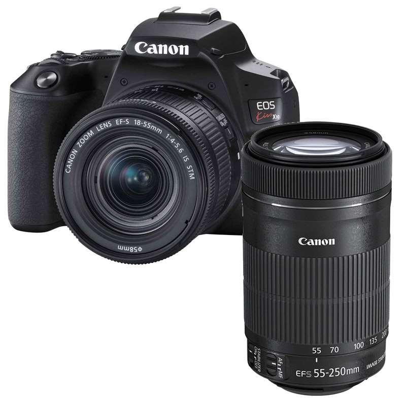 [新品]Canon キヤノン EOS Kiss X10 ダブルズームキット ブラック :4549292132694:カメラの大林Yahoo!店