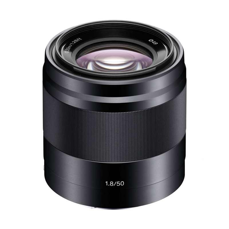新品]SONY ソニー 中望遠単焦点レンズ E 50mm F1.8 OSS ブラック