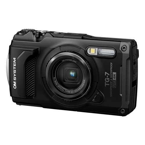 ⭐️OM SYSTEM Tough TG-7 美品　付属品多　保証期間内 OM SYSTEM 【新品】OM SYSTEM Tough TG-7 BLK ブラック【選べる5年間