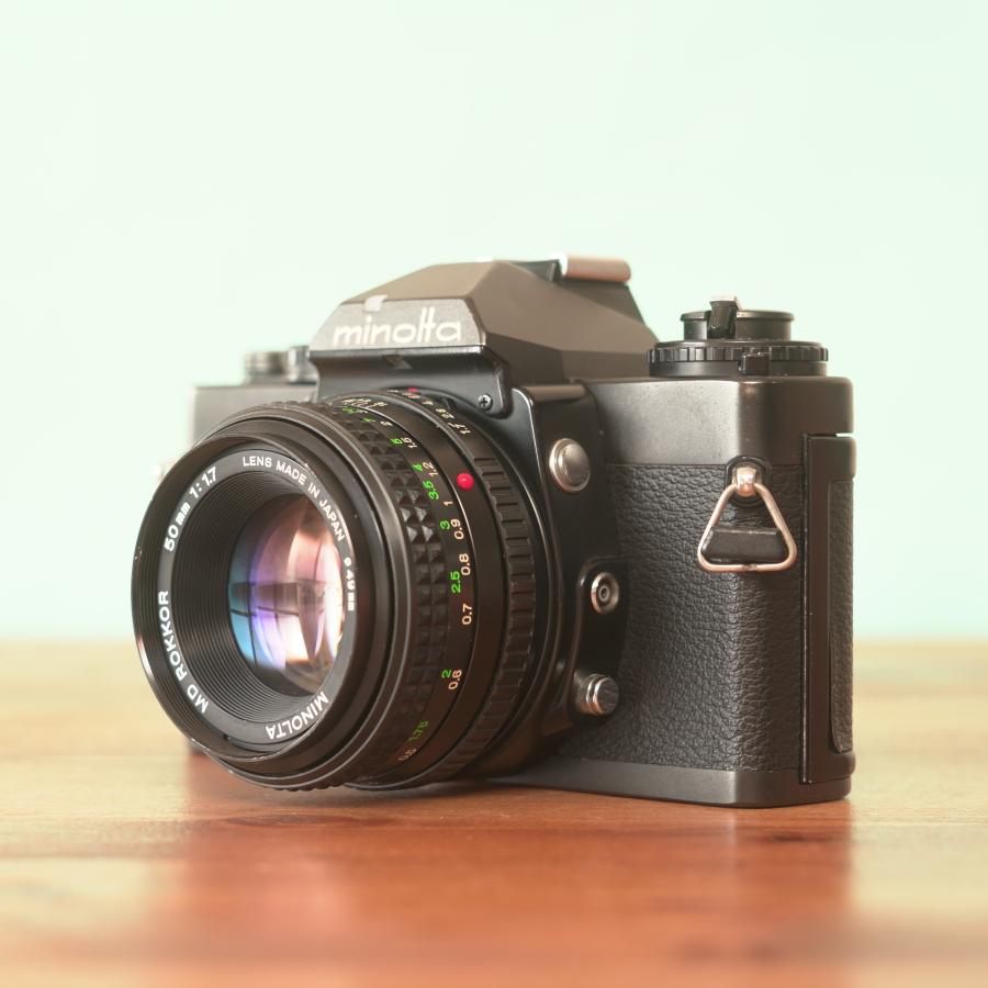 完動品◎ミノルタ XD ブラック × 50mm f1.7 フィルムカメラ #41#｜camera-shashasha｜02