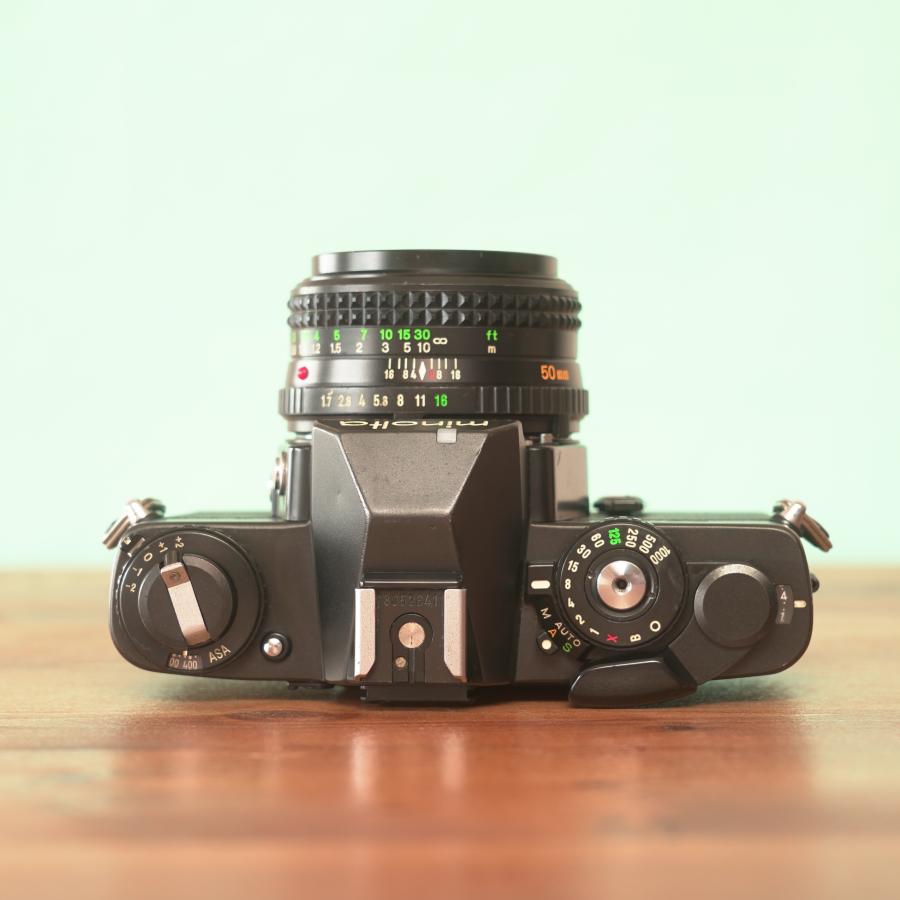 完動品◎ミノルタ XD ブラック × 50mm f1.7 フィルムカメラ 41 完動品◎ミノルタ XD ブラック × 50mm f1.7 フィルムカメラ 41
