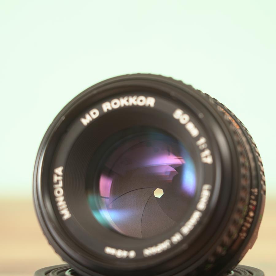 完動品◎ミノルタ XD ブラック × 50mm f1.7 フィルムカメラ #41#｜camera-shashasha｜10