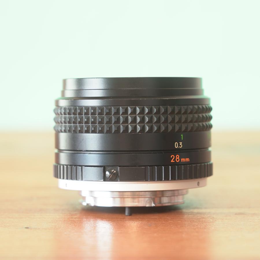 美品] ミノルタ MC W.ROKKOR 28mm f2.8 広角 オールドレンズ 54 