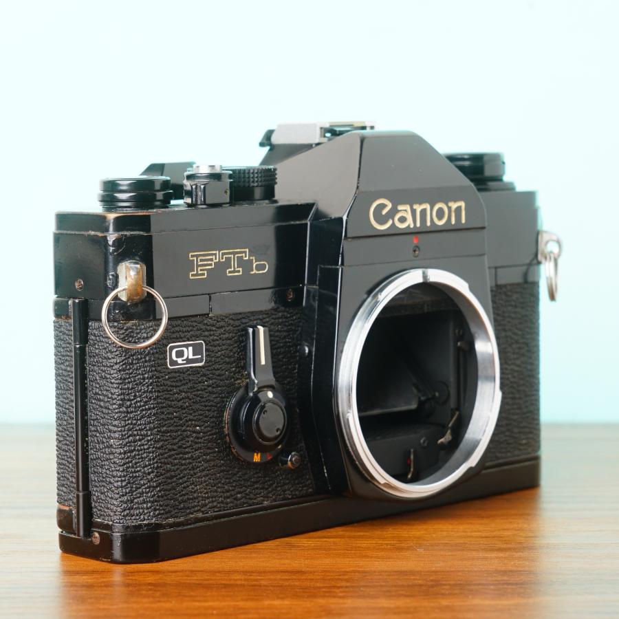 完動品◎Canon FTb-N ブラック ボディ フィルムカメラ #48の画像