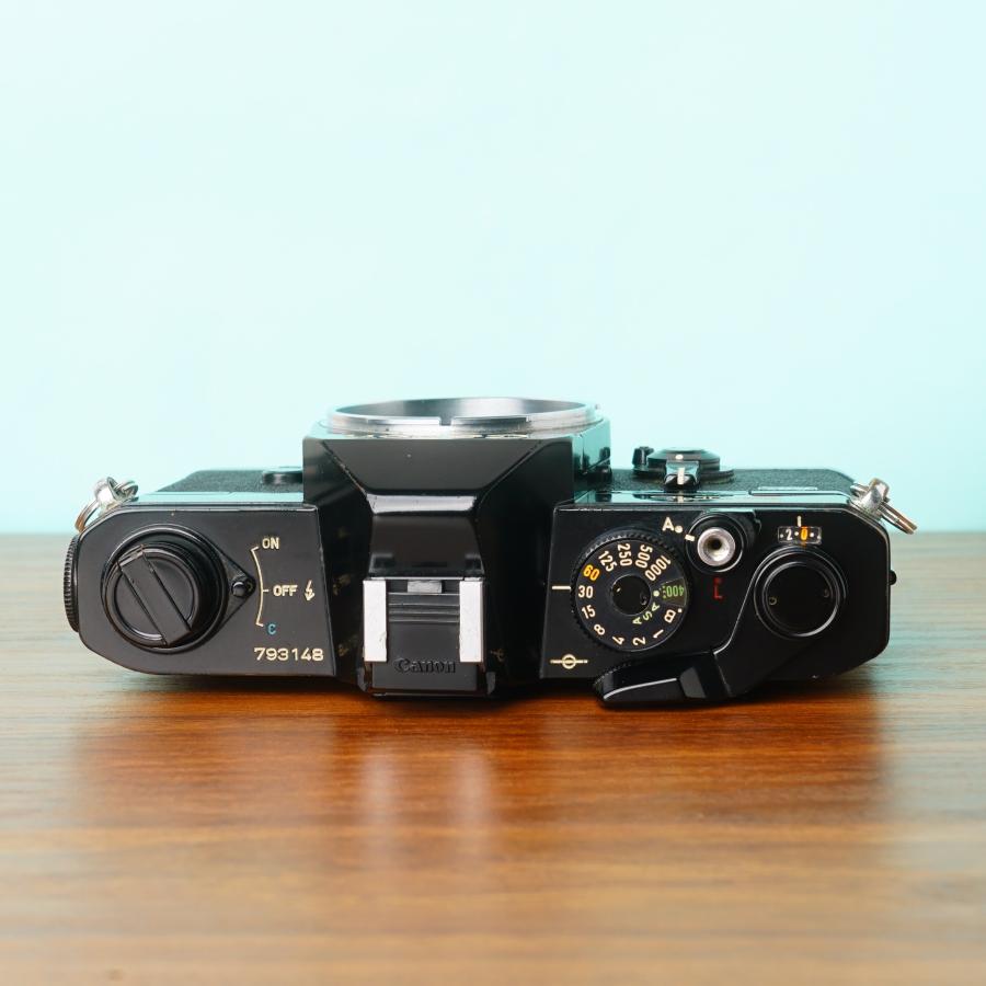 完動品◎Canon FTb-N ブラック ボディ フィルムカメラ #48の画像
