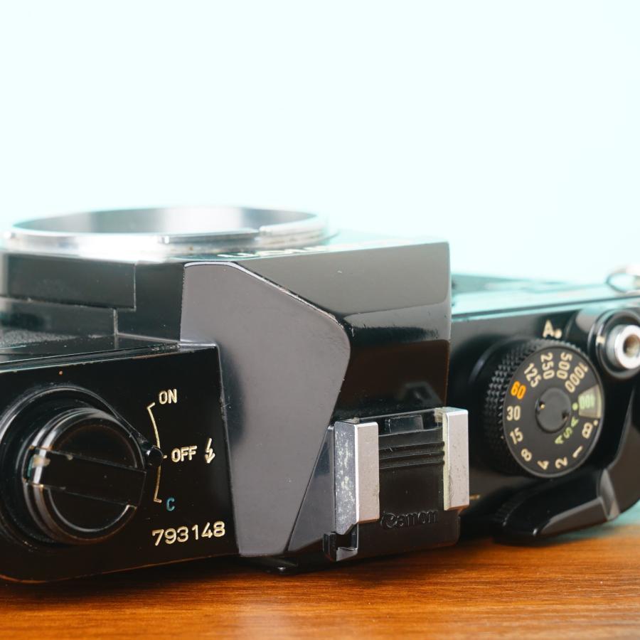 完動品◎Canon FTb-N ブラック ボディ フィルムカメラ #48の画像