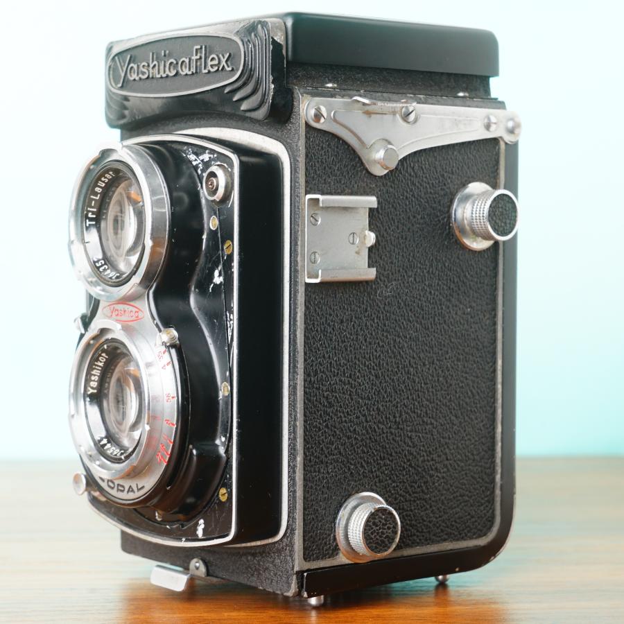 動作確認済み◎YASHICAFLEX C型 二眼レフ フィルムカメラ #40 YASHICA 訳あり特価◎YASHICAFLEX C型 二眼レフ フィルムカメラ