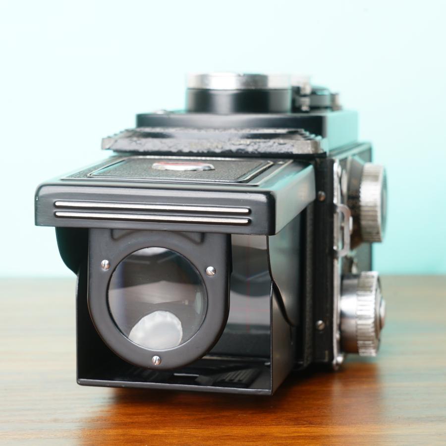 動作確認済み◎YASHICAFLEX C型 二眼レフ フィルムカメラ #40 YASHICA 訳あり特価◎YASHICAFLEX C型 二眼レフ フィルムカメラ