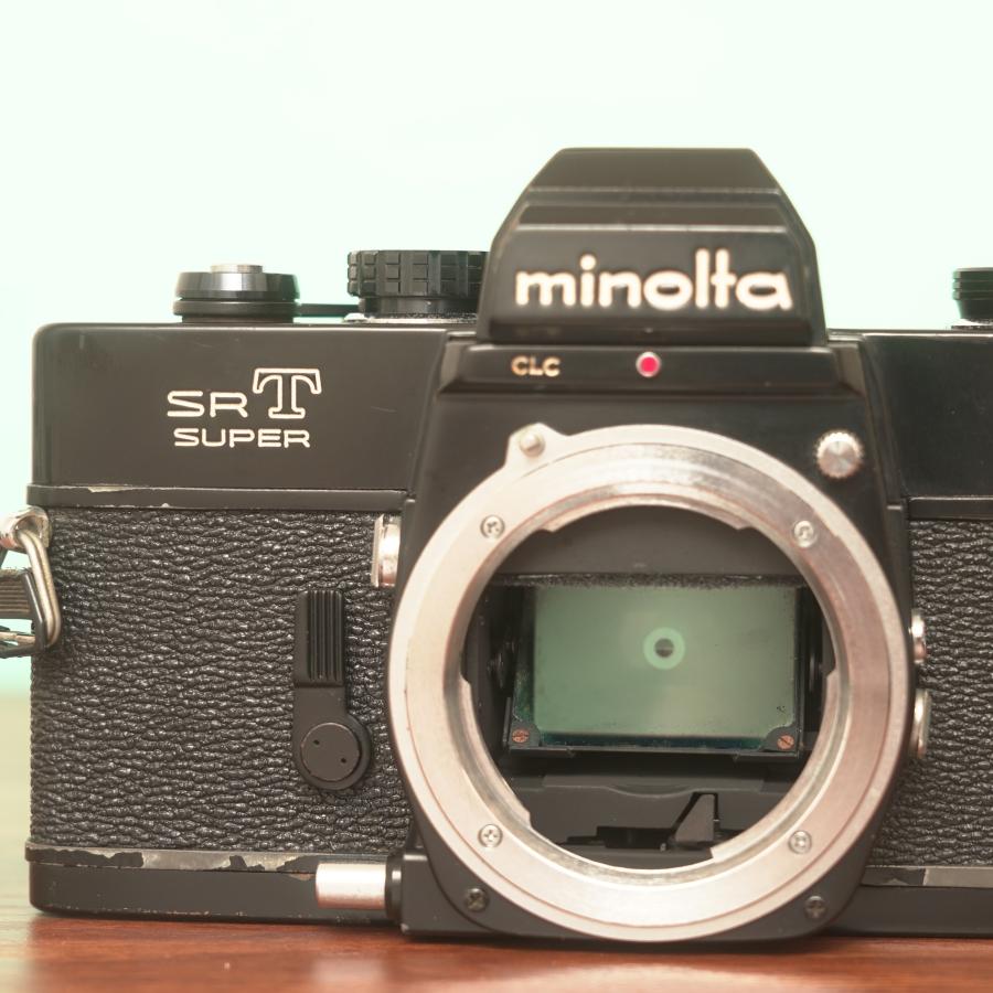 完動品◎ミノルタSRT SUPER ボディ ブラック フィルムカメラ #35 