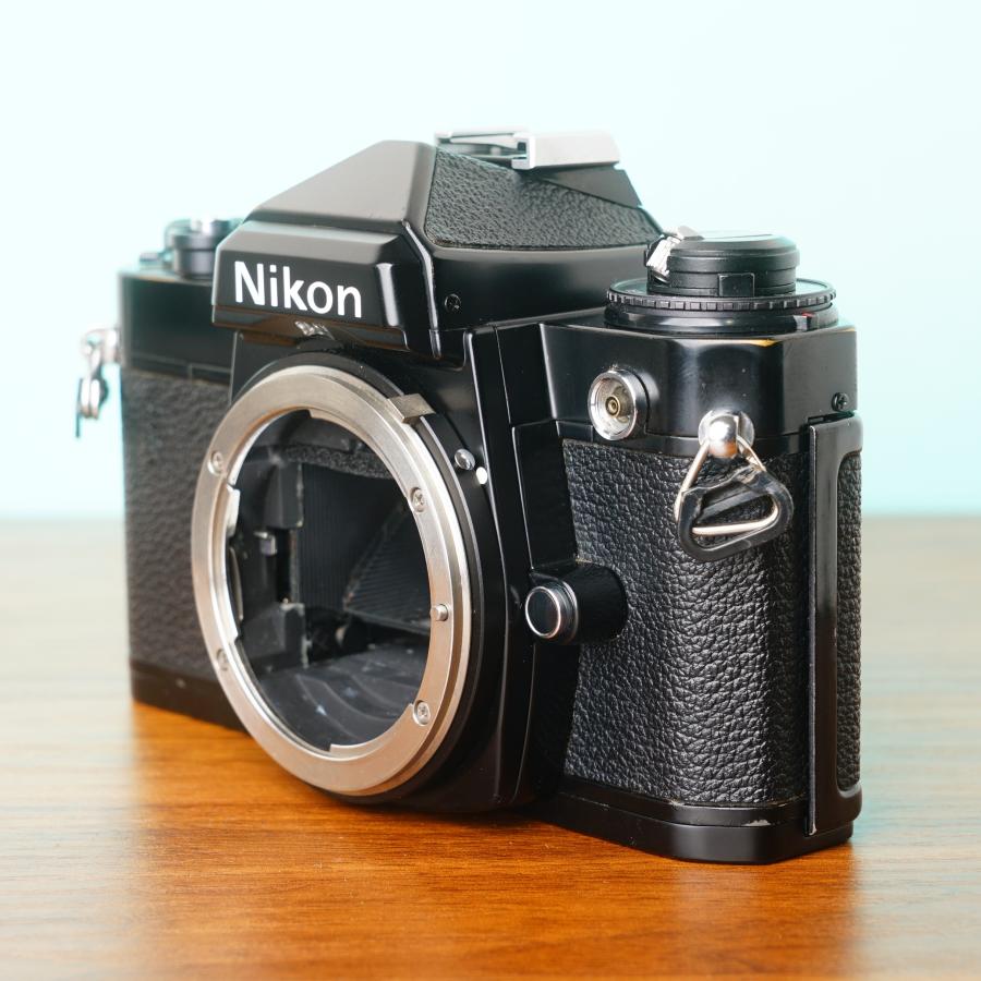 ニコン 完動品◎ニコン FE ボディ ブラック フィルムカメラ 防湿