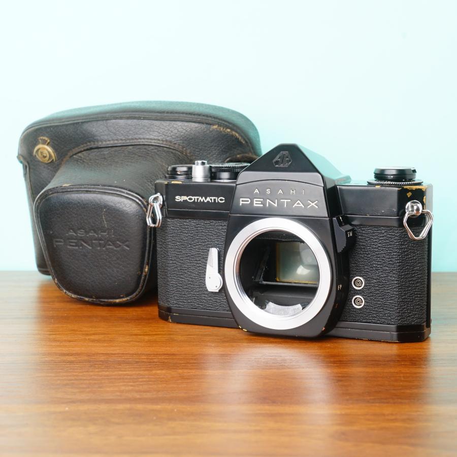 完動品◎ペンタックスSP ブラック ボディ フィルムカメラ ケース付き