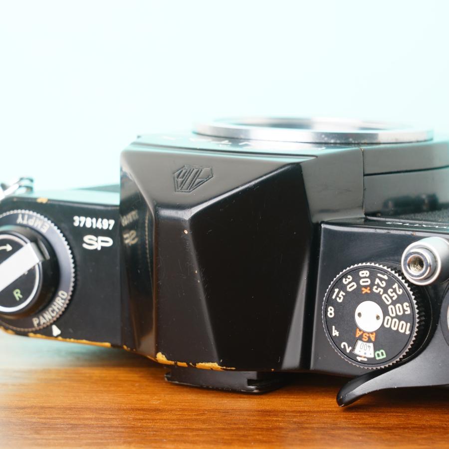 完動品◎ペンタックスSP ブラック ボディ フィルムカメラ ケース付き #97 ペンタックス 完動品◎ペンタックスSP ブラック ボディ フィルム