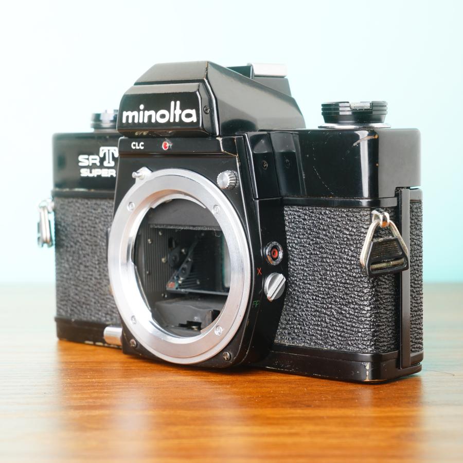 完動品◎ミノルタ SRT SUPER ボディ ブラック フィルムカメラ #39