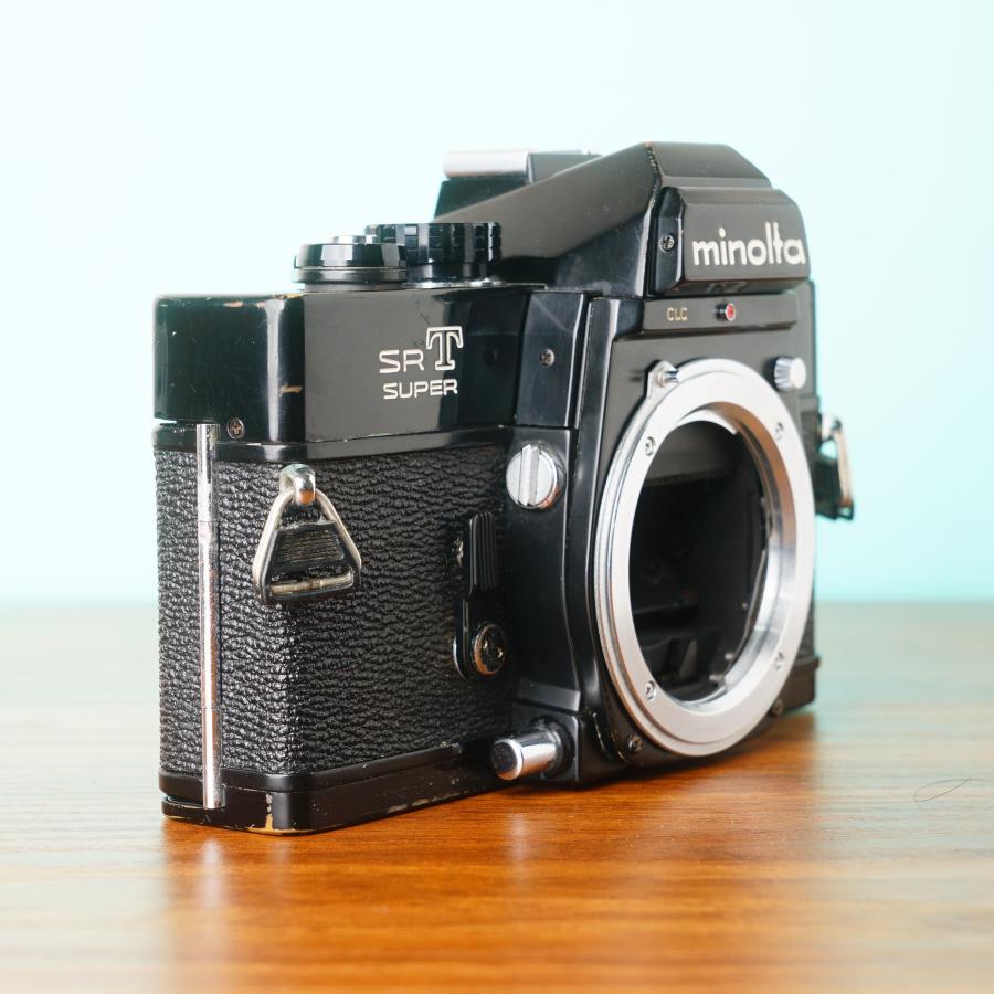 完動品◎ミノルタSRT SUPER ボディ ブラック フィルムカメラ #48 完動品◎ミノルタSRT SUPER ブラック 50mm f1.4 48/425 Complete