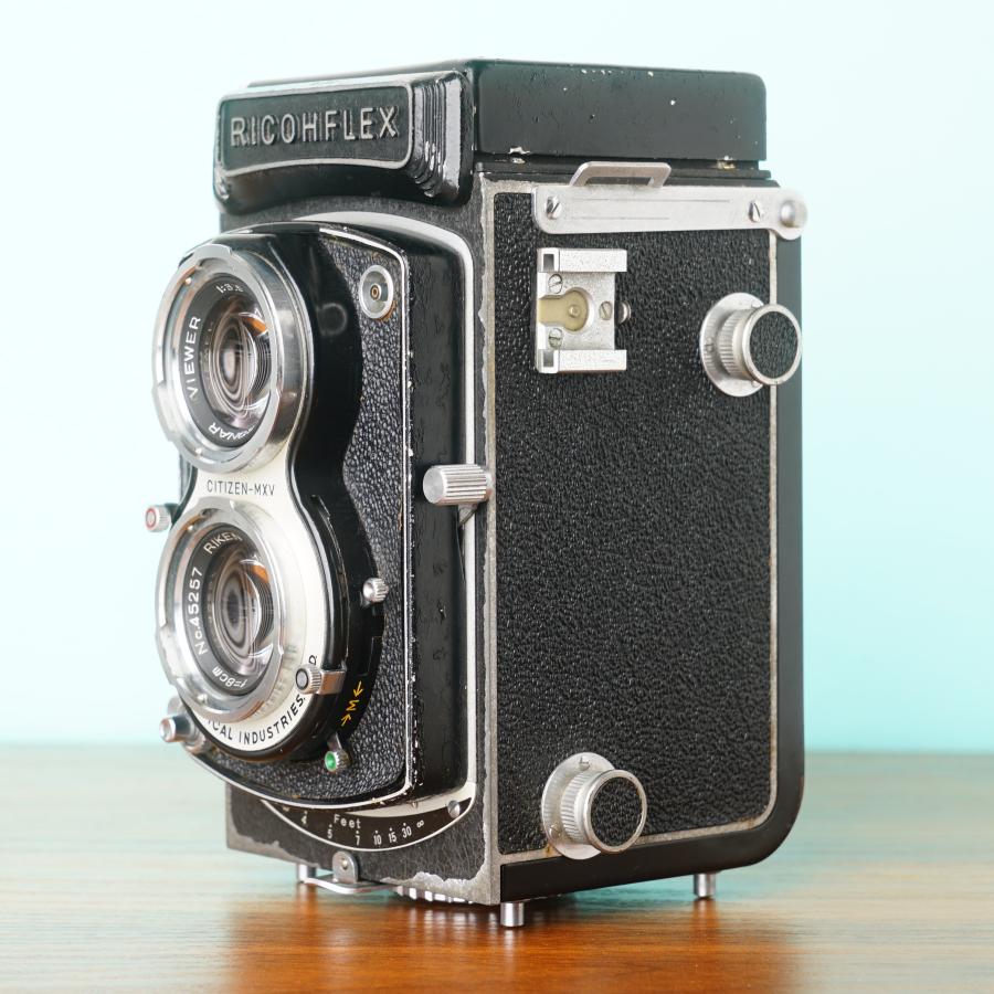 完動品◎RICOHFLEX NEW DIA 二眼レフ フィルムカメラ #22 リコーフレックス ニューダイヤ / 二眼レフ総合サイト 二眼里程標