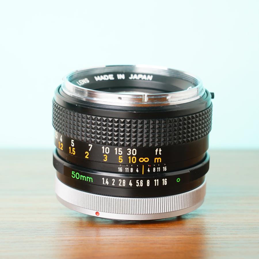 訳あり特価] Canon FD 50mm f1.4 オールドレンズ #10