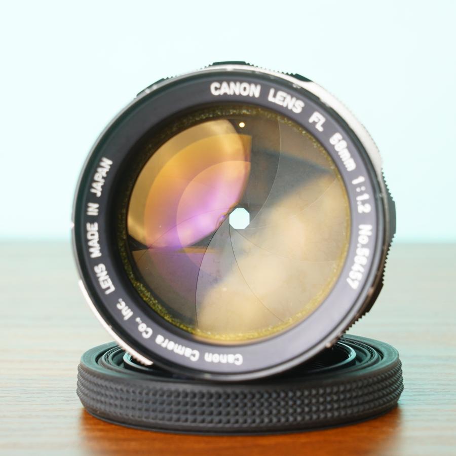 キヤノン（Canon） Canon FL 58mm f1.2 オールドレンズ #57 : カメラの