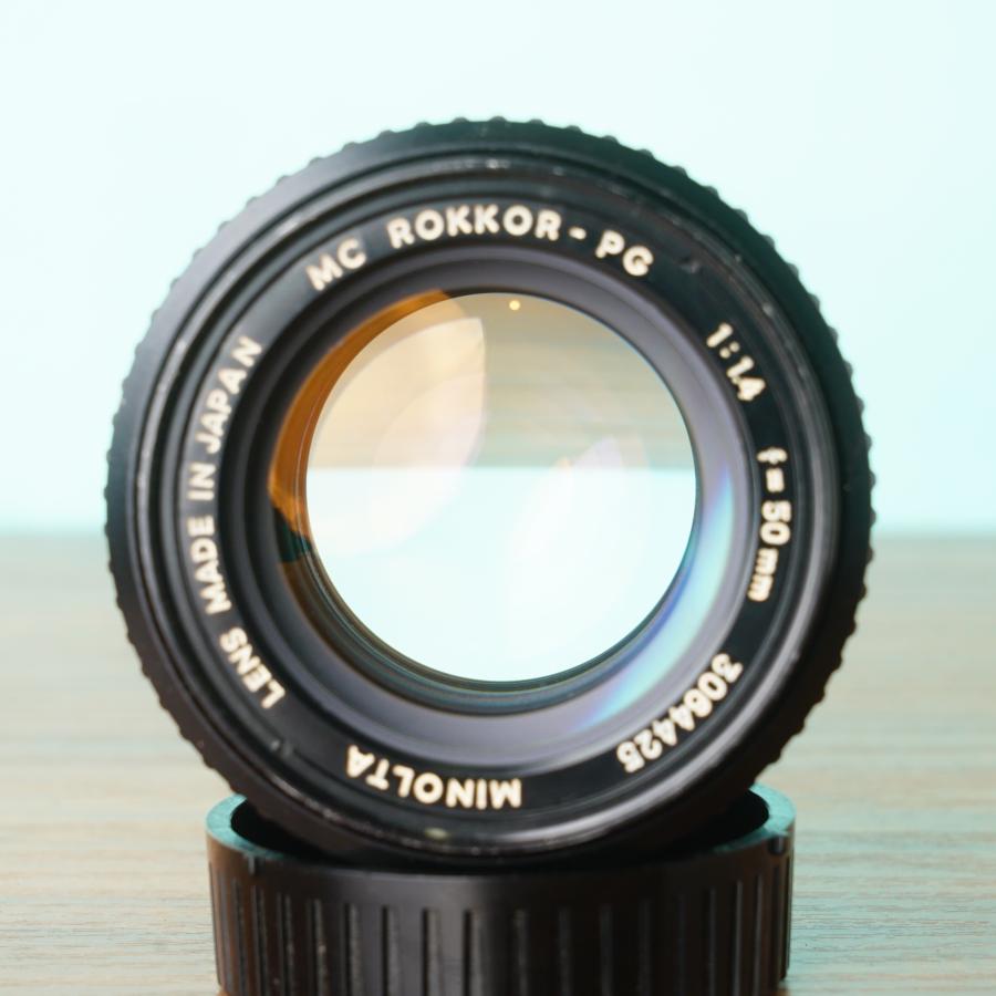 完動品◎ミノルタSRT SUPER ブラック ROKKOR 50mm f1.4 48/425の画像