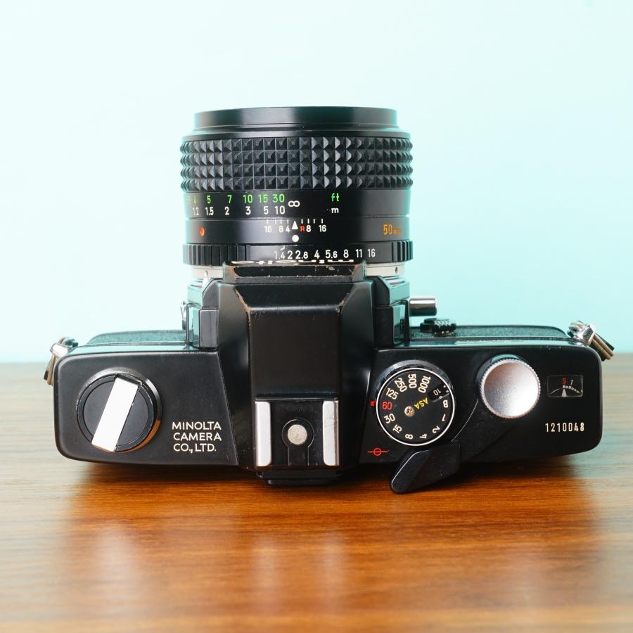 完動品◎ミノルタSRT SUPER ブラック 50mm f1.4 48/425 【完動品】