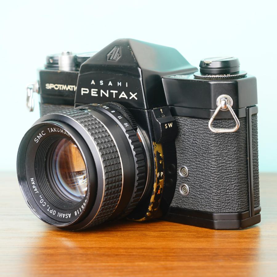 ★完動品＊美品＊初期保証★pentax sp★55mm f1.8★作例多数！ ペンタックス 完動品◎ペンタックスSP ブラック 55mm f1.8