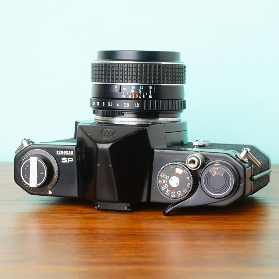 [美品]完動品◎ペンタックスSP ブラック 55mm f1.8 フィルムカメラ ペンタックス 完動品◎ペンタックスSP ブラック 55mm f1.8