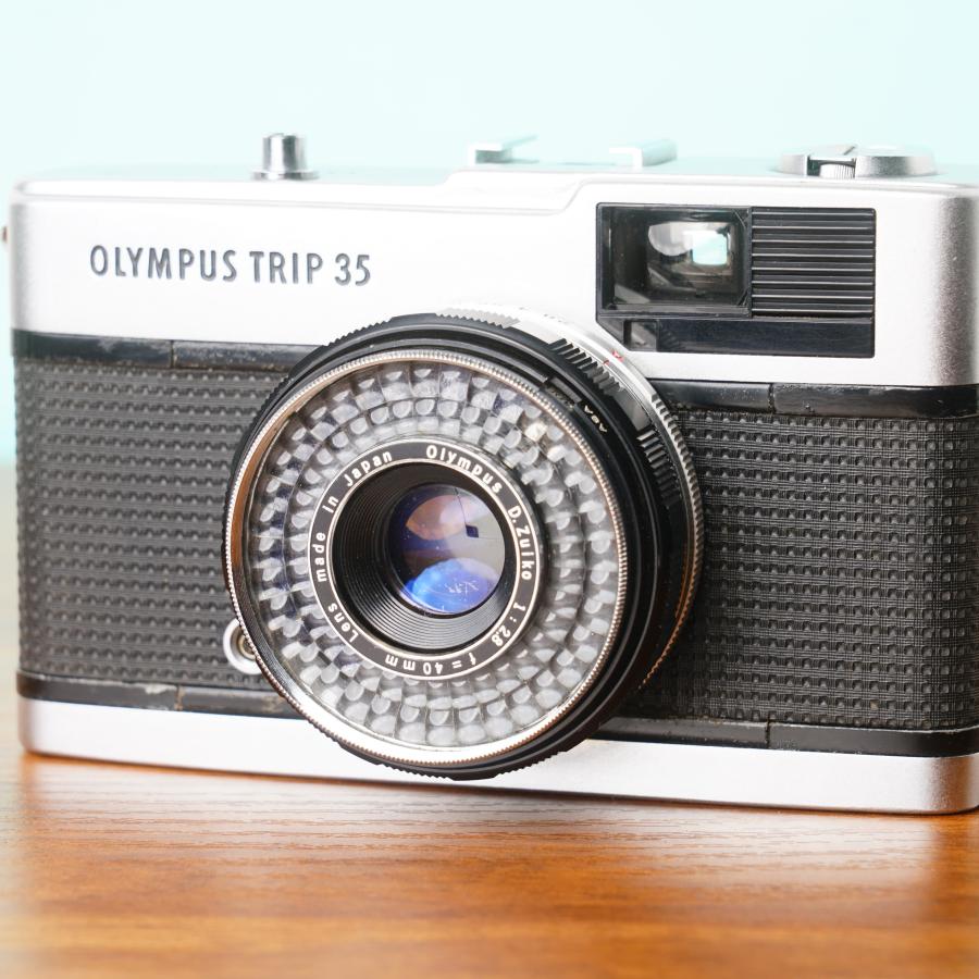 ■完動品　OLYMPUS TRIP 35 コンパクトフィルムカメラ 整備済み 美品】オリンパス コンパクト フィルムカメラ TRIP35
