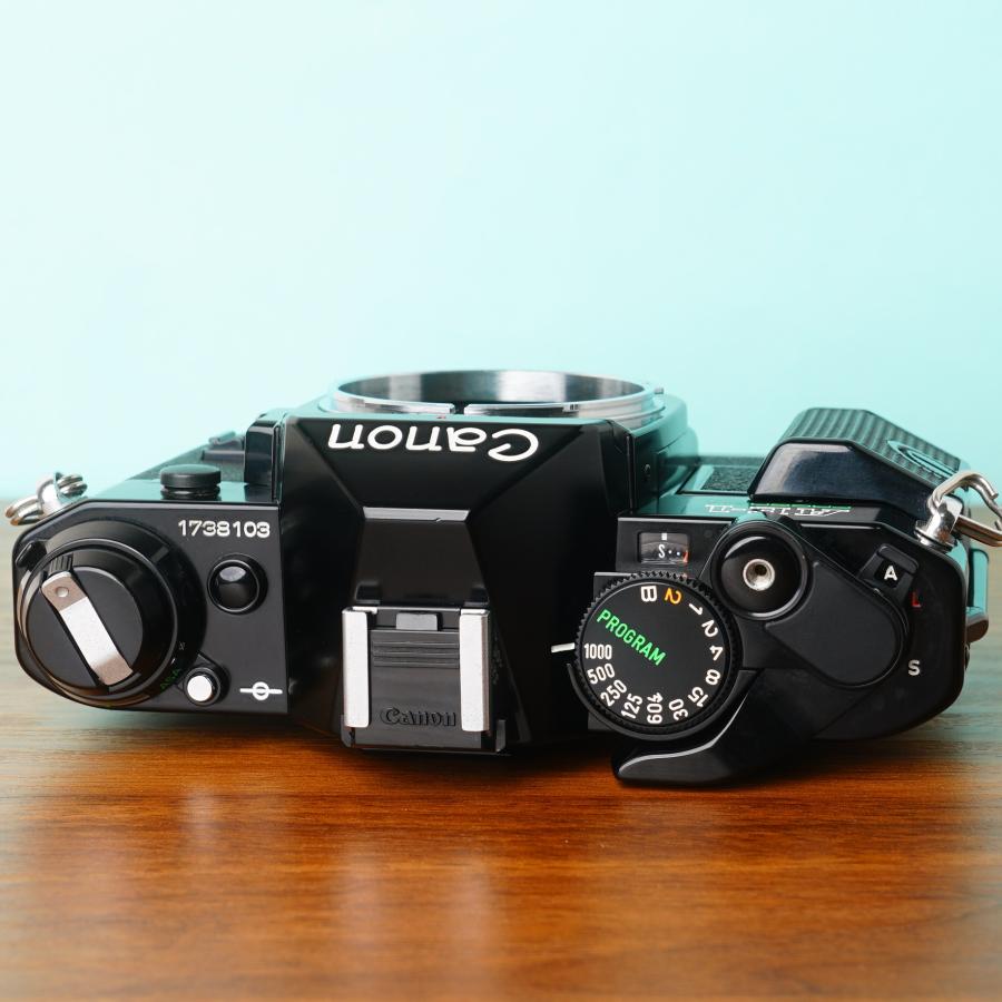 [美品]完動品◎Canon AE-1 Program ブラック 防湿庫管理 03 キヤノン [美品] 完動品◎Canon AE-1 Program ブラック ボディ