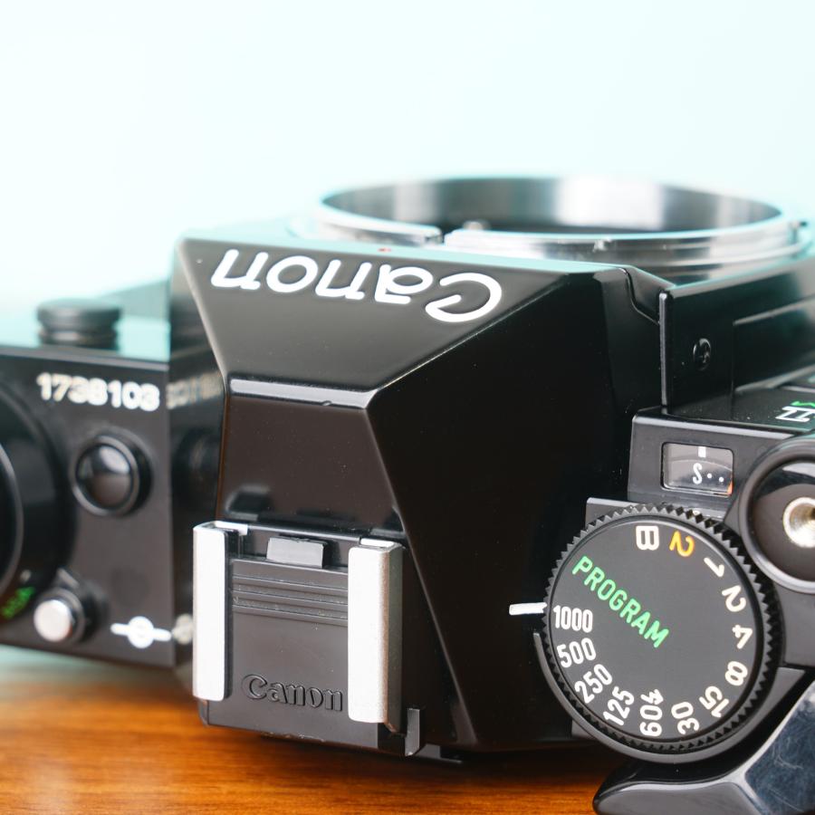 キヤノン [美品] 完動品◎Canon AE-1 Program ブラック ボディ
